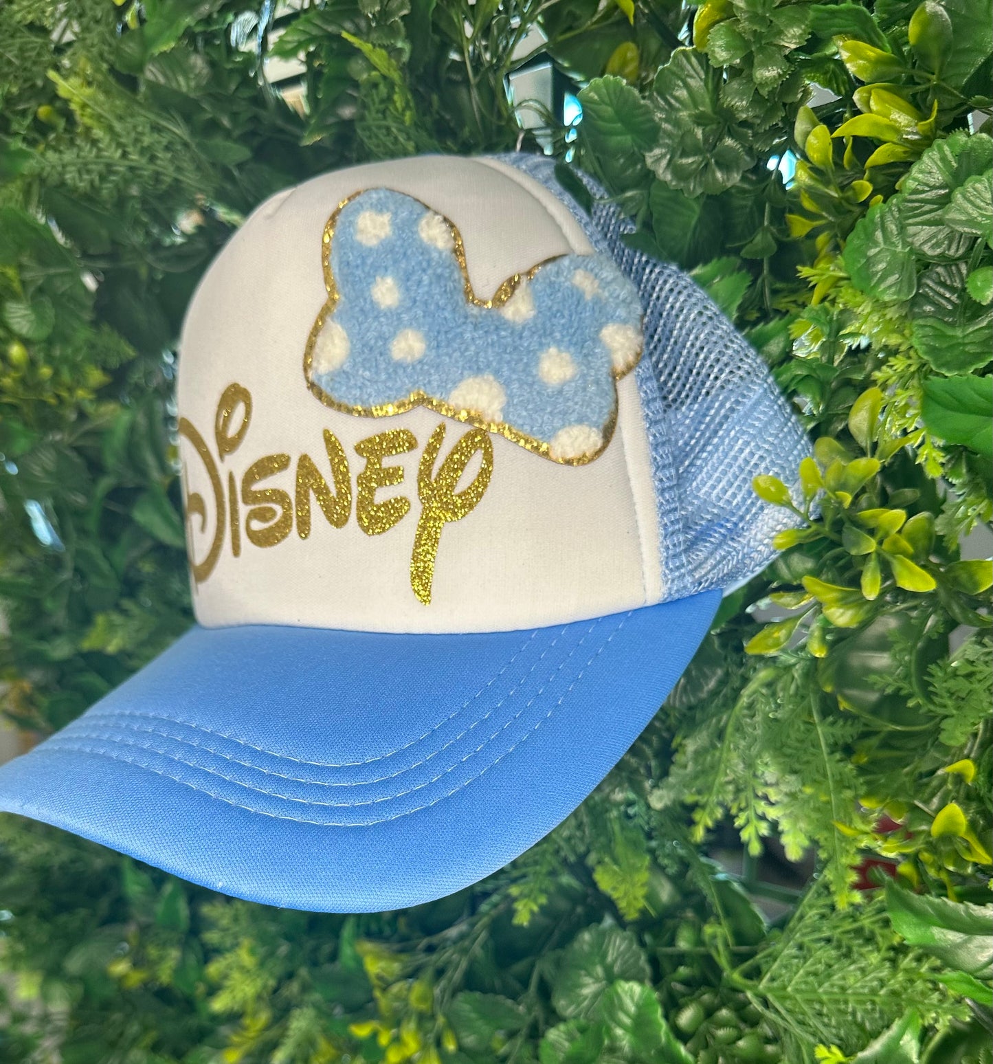Disney Minnie Bow Light Blue Hat