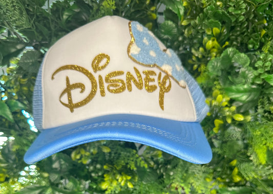 Disney Minnie Bow Light Blue Hat