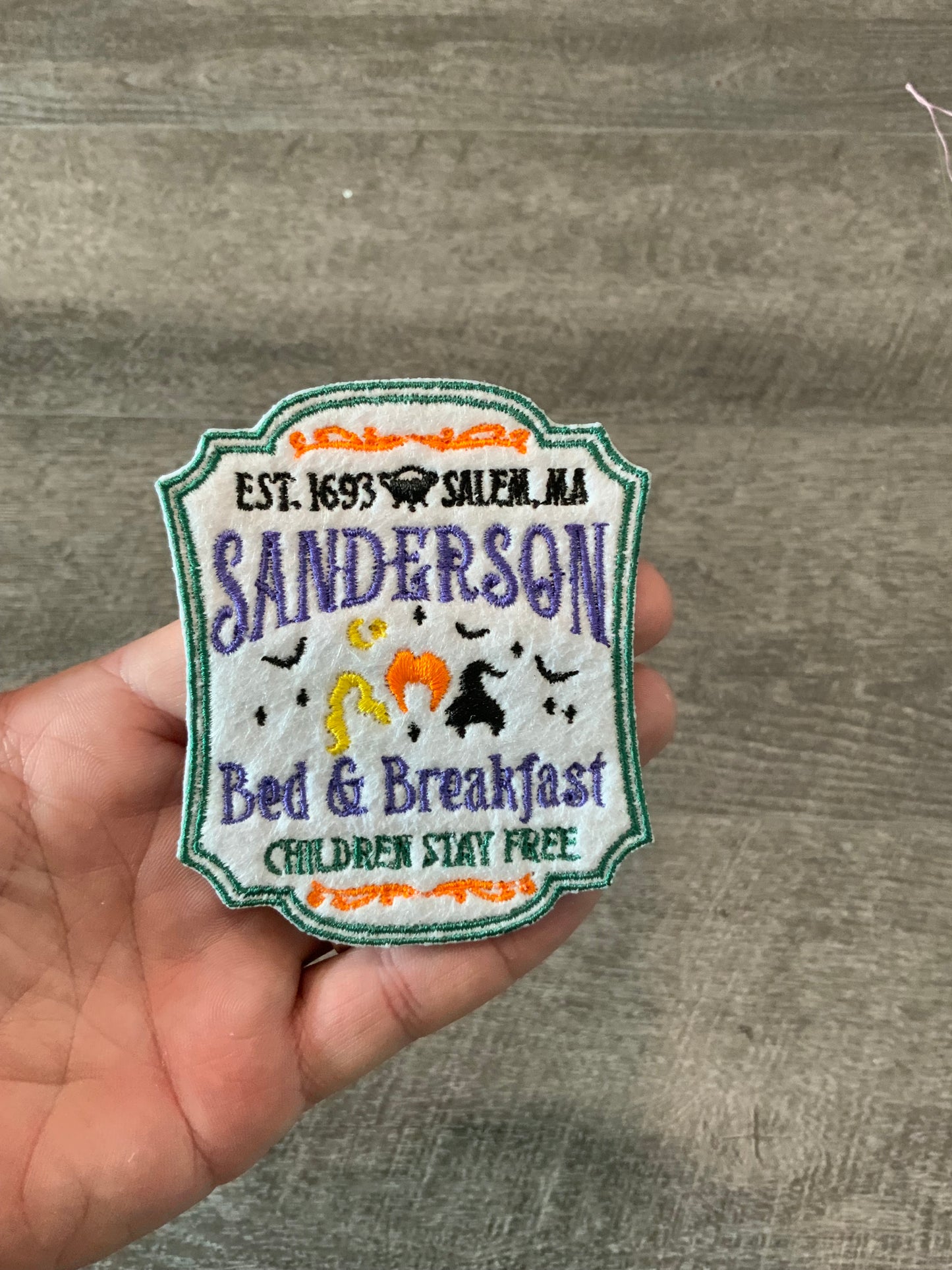 Sanderson Bed & Breakfast Patch