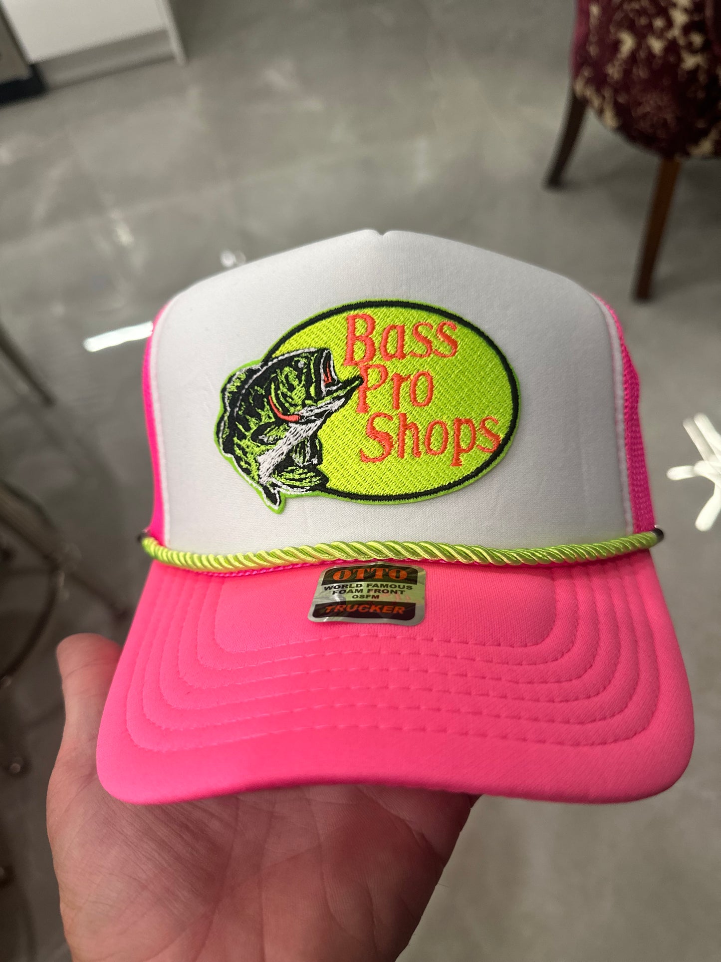 Neon Bass Pro Shops Hat