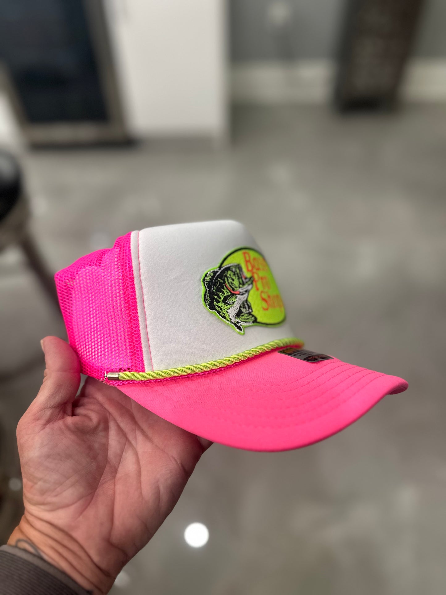 Neon Bass Pro Shops Hat