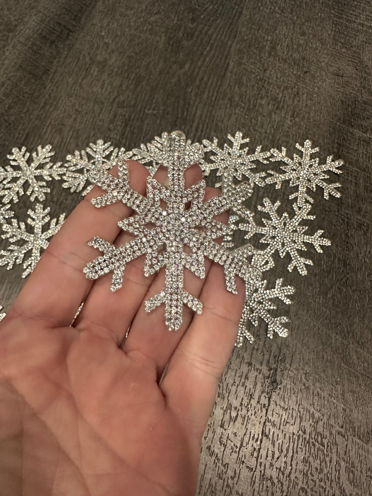 Rhinestone Snowflakes