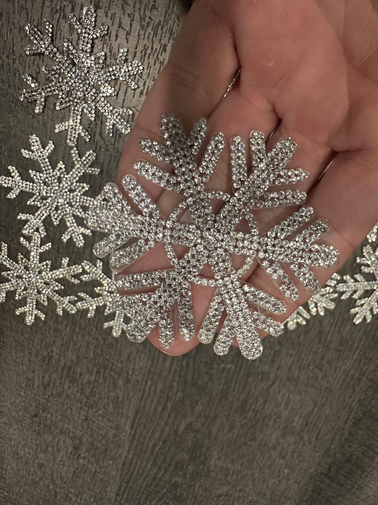 Rhinestone Snowflakes