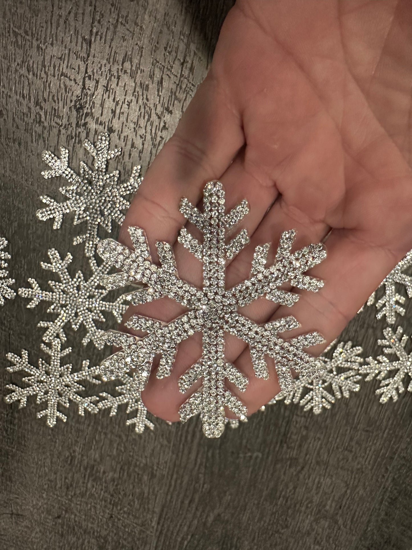 Rhinestone Snowflakes