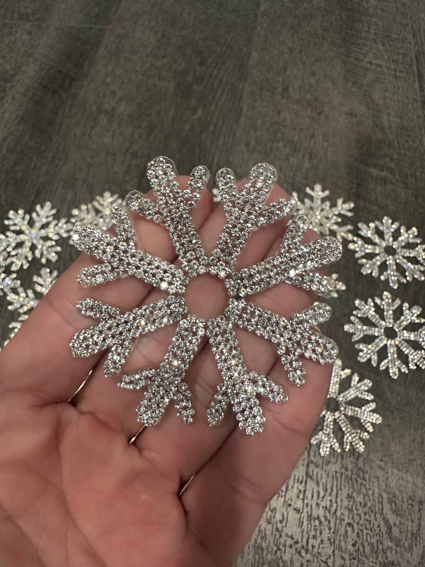 Rhinestone Snowflakes