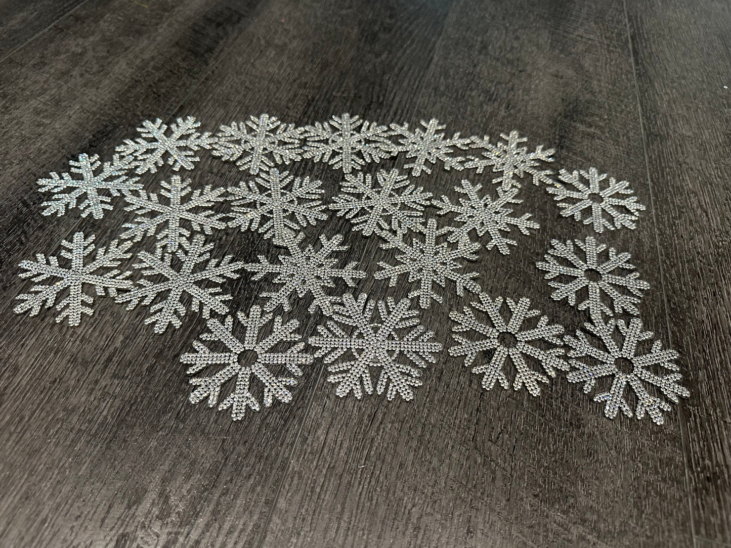 Rhinestone Snowflakes