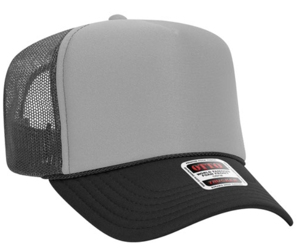 OTTO CAP 5 Panel High Crown Mesh Back Trucker Hat